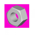 HEX NUT M8 1.25P STEEL 8